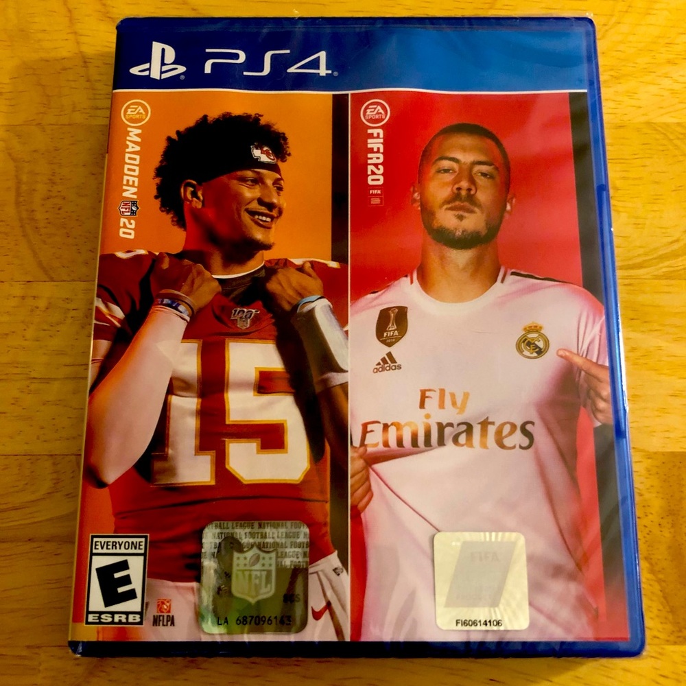 PS4 exclusive video game - Madden 20 + FIFA 20 bundle.